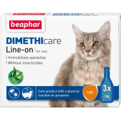 Dimethicare Beaphar - спот он без инсектициди за котки 3 бр.